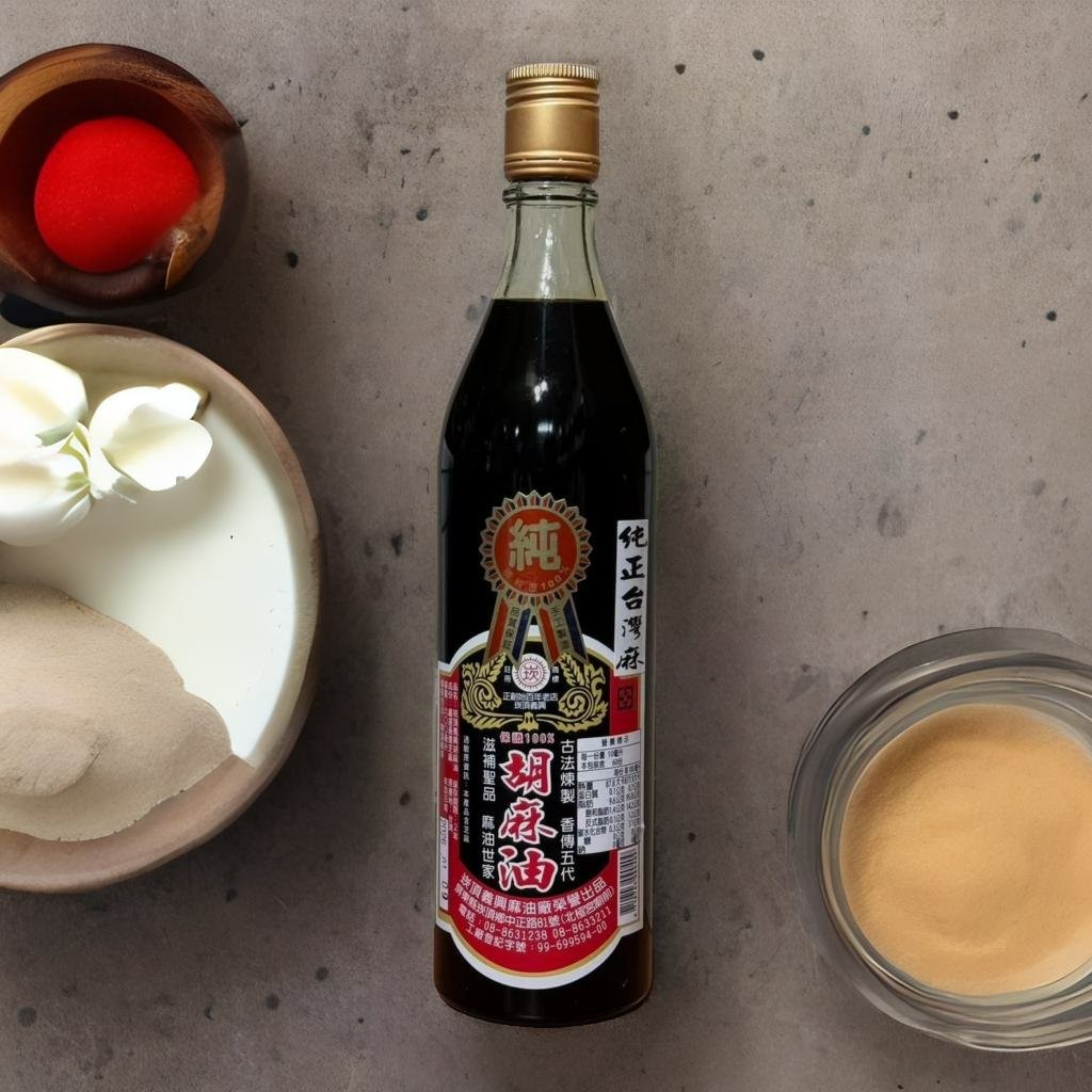 600ml台灣芝麻純胡麻油